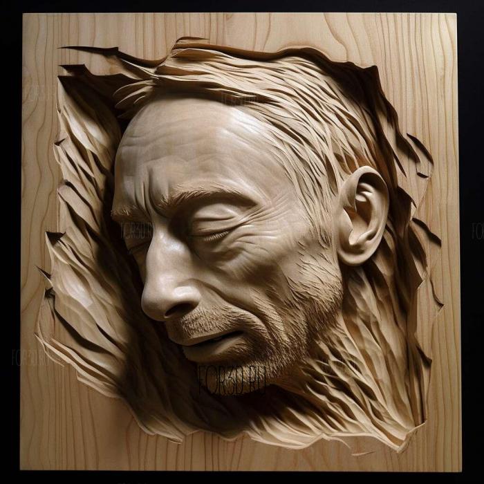 thom yorke 4 stl model for CNC